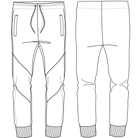 Moldes de confeccion para HOMBRES Pantalones Pantalon 7141 CI